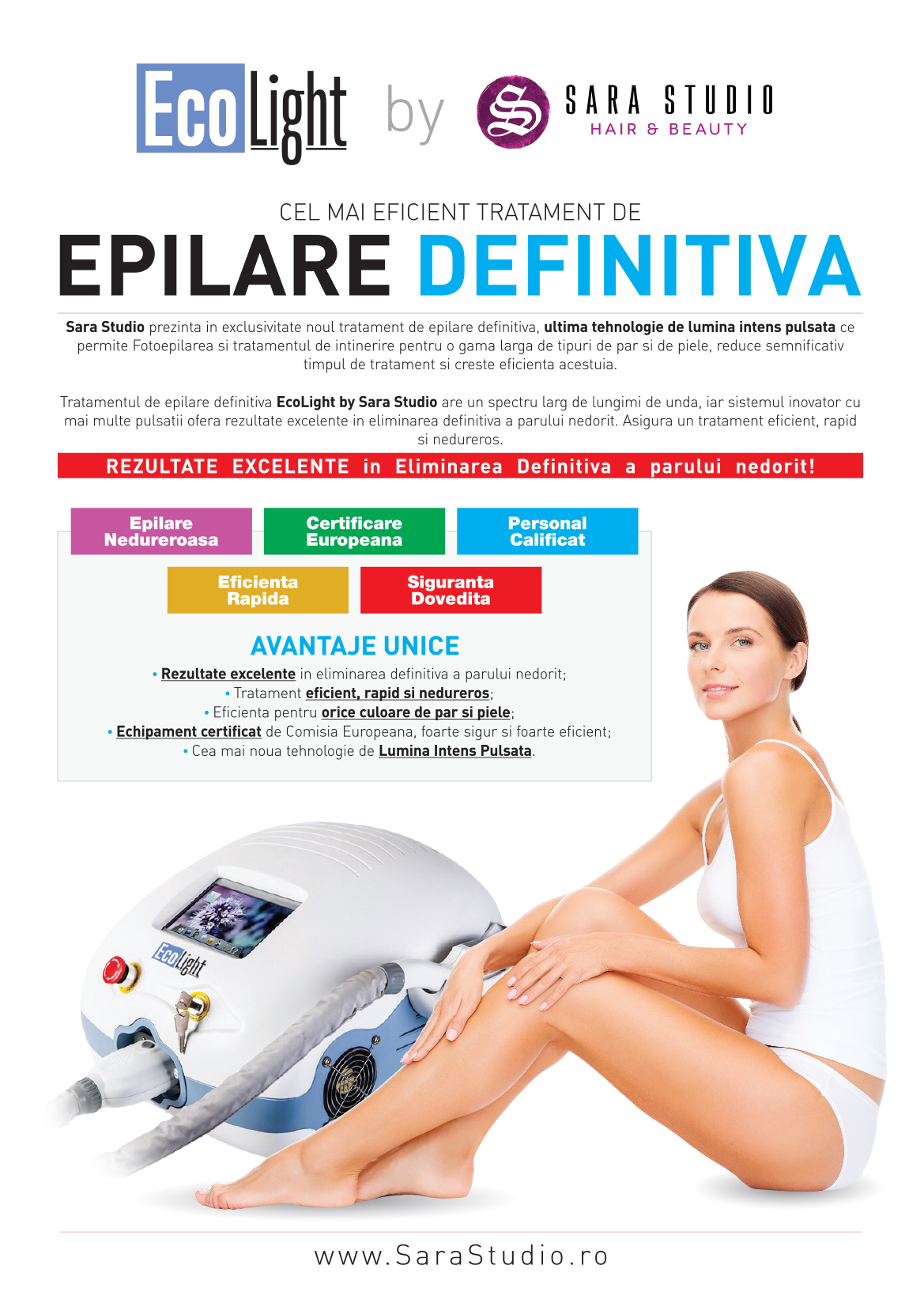 Epilare definitiva Sara Studio